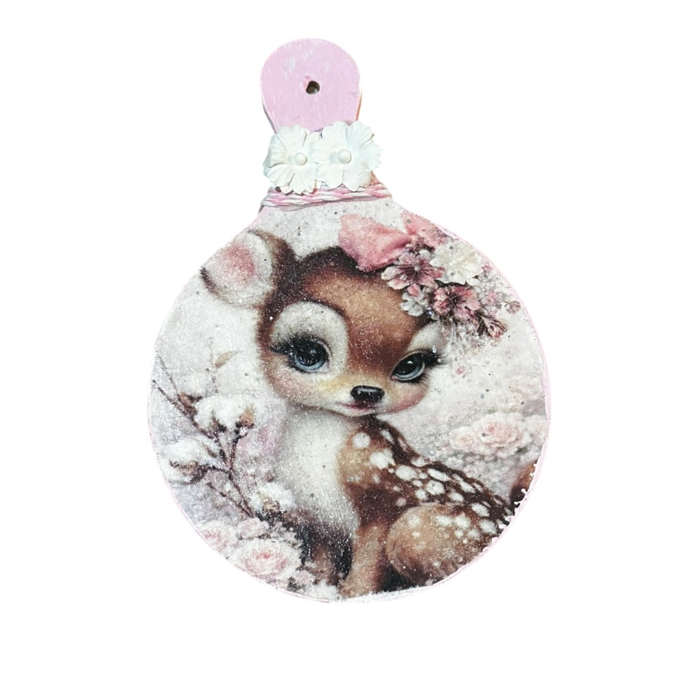 Handcrafted Fawn Cutting Board Decor